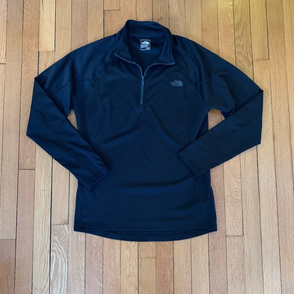 Men’s North Face quarter zip long sleeve